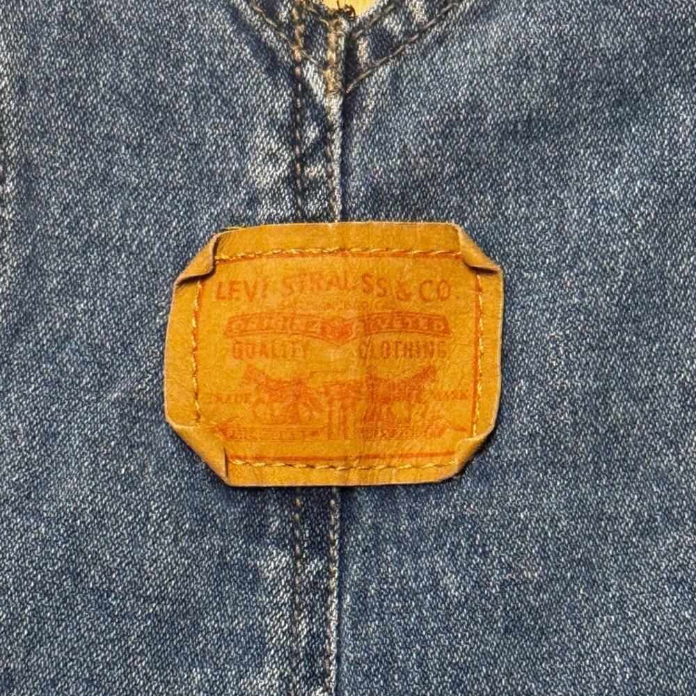 Levi's Classic Blue Kids Overalls Sz 24 Months - Picture 4 of 7